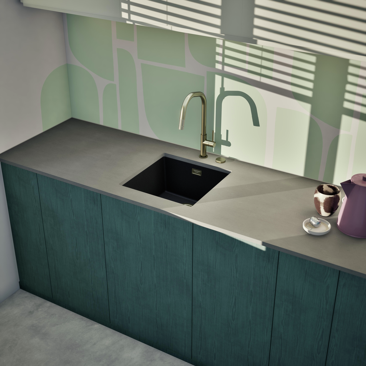 Dřez FORMHAUS D-100LS NERO